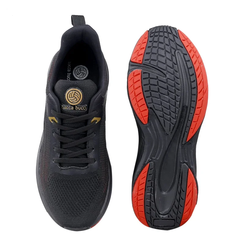 Bacca Bucci Black Fly Everyday Running Shoes for Men | Best Price UAE